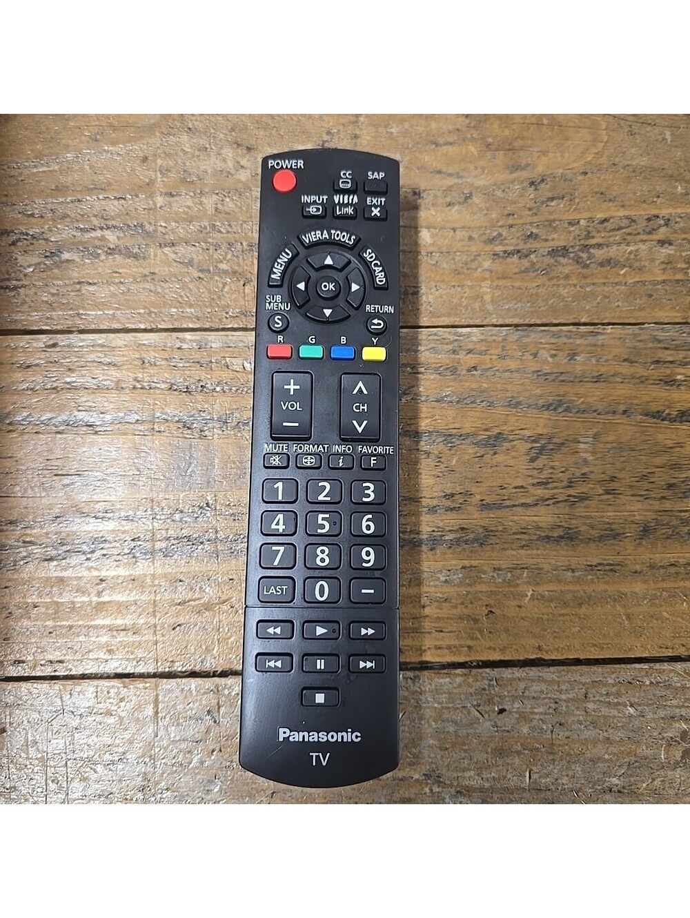 Parasonic TV Remote N2QAYB000485